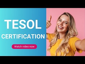 TESOL Certification — TESOL certification where to get