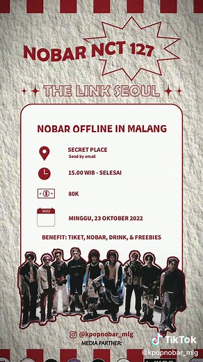 nctzen malang ayoo nobar bareng bareng 🤟🏻🤟🏻 #nct127 #nct127thelink #nobarthelink