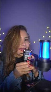 UNBOXING microfone novo!!! Especial 100 Inscritos ❤️ #asmr #unboxing #relax #triggers #tascam DR05XP
