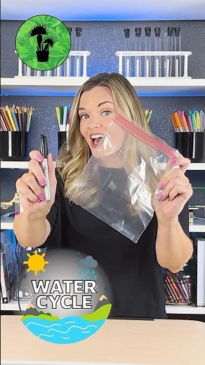 Easy Water Cycle Activity 🌧️ #science #scienceandfun