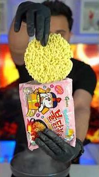 اغرب طريقة عمل اندومي كوري تعو نصدمو 🤣 #اندومي_كوري #food