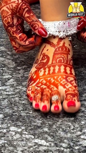 Heavy Anklet Goals 😍 Bridal Feet & Foot Modeling