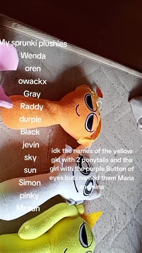 My sprunki plushies 🥰 TikTok