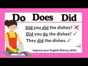 Do vs. Does vs. Did. End the confusion today. || English Grammar Lesson