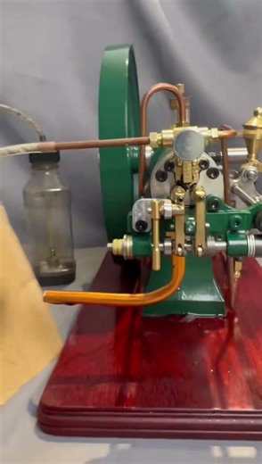 Water-Cooled Stationary Horizontal 4-Stroke Diesel Engine Model#engine #diesel #vintage #modelkit