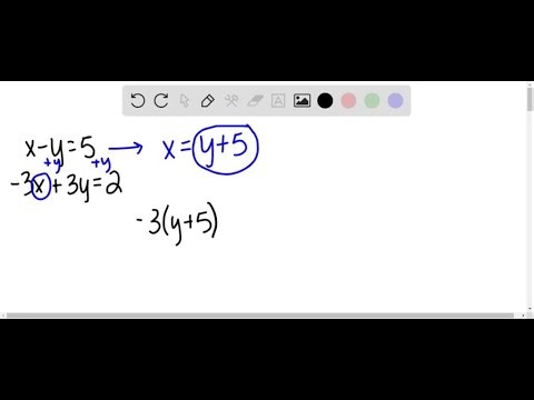 3x - 3y = -3 5x + y = 19