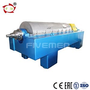 Continuous Decanter Centrifuge Sludge Dewatering Separation