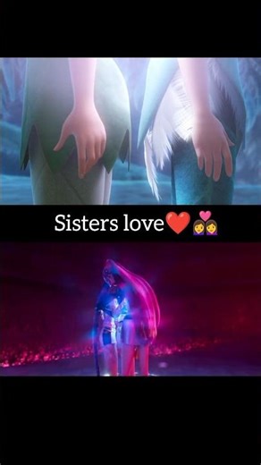 sisters love👩‍❤️‍👩💕 kpop demon hunters x tikerbell #tinkerbell #kpopdemonhunter #sisters