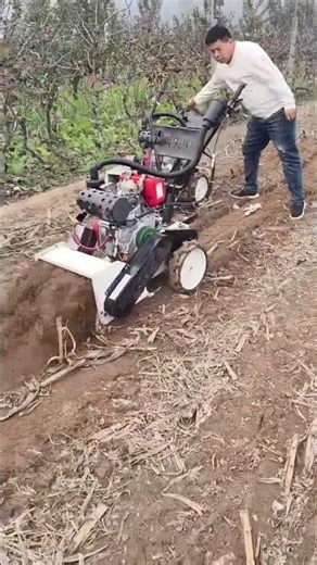 ⚙️ Compact Farm Machine | Fast & Clean Field Preparation 🌱