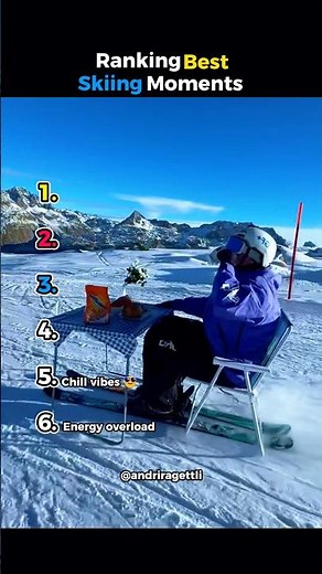 Ranking Best Skiing Moments ⛷️🔥