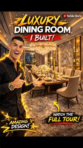 Modern luxury dining room design😍 #shorts #interiordesign #homemadecreations