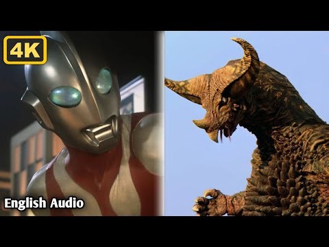 (4K 60FPS) Ultraman Powered Vs Gomora [ENG AUDIO]