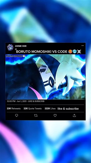 BORUTO MOMOSHIKI VS CODE 🥵☠️ #trendingshorts #viralshorts #shortsfeed #animieeditz #naruto