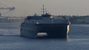 The Spearhead-class expeditionary fast transport (EPF) is a United States Navy–led shipbuilding program to provide "a platform intended to support users in the Department of the Navy and Department of the Army. The design is a derivative of the Hawaii Superferry, also built by Austal USA. The Expeditionary Fast Transport (EPF) program is a cooperative effort for a high-speed, shallow draft vessel intended for rapid intratheater transport of medium-sized cargo payloads. The EPF will reach speeds 