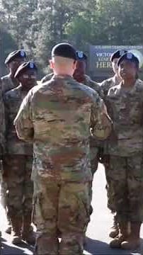 Army Basic Training Soldiers singing Star Spangled Banner during graduation #SHORTS