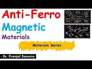 L15: Anti-Ferromagnetic Material | Magnetic Materials | Electrical Material Series | In Hindi