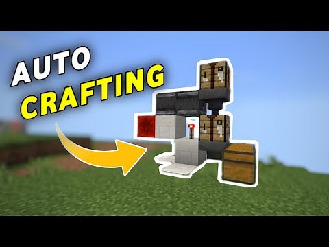 AUTOMATIC CRAFTING IN MINECRAFT | Auto Crafting Table In Minecraft