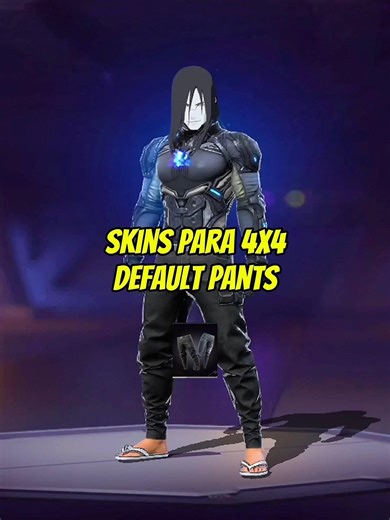 Skins Para 4x4 Default Pant #freefire #shorts #pobrelk