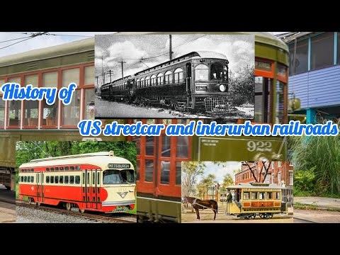 The history of US streetcar and interurban railroads.