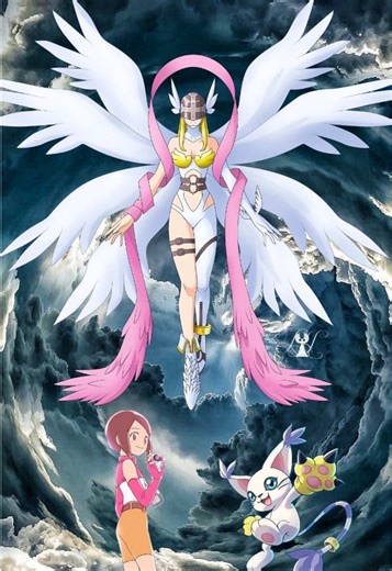 Angewomon Evolution #digimon #gatomon #angewomon #digimonadventure #anime