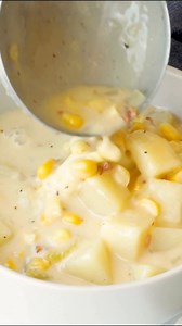 22K views · 160 reactions | Recipe: https://www.thereciperebel.com/potato-corn-chowder/ I think I could eat this Potato Corn Chowder every day 朗 | The Recipe Rebel | Facebook