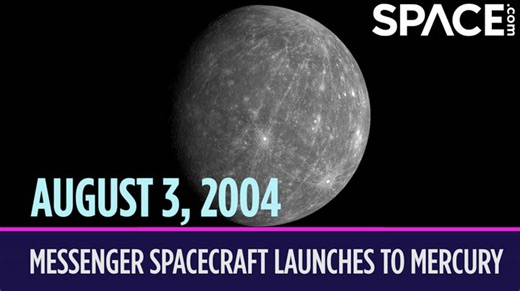 OTD In Space - August 3: MESSENGER Spacecraft Launches To Mercury