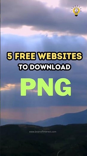 5 Free Websites to Download PNG Images | Brain Of Interest💡#freepng #pngimage #brainofinterest