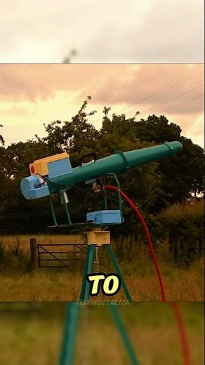 Old Farm Device: Gas Cannon That Scared Animals Away