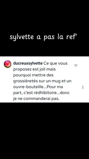 Sylvette sylvette !!!! 😅 Merci en tout cas d'avoir fait venir @louna_saucissier_off sur la vidéo precedentenon a pu envoyer la tasse !! #jvaistarracherlesyeuxtêtedecul #mughumoristique #mugjvaistarracherlatete | La chouette mauve