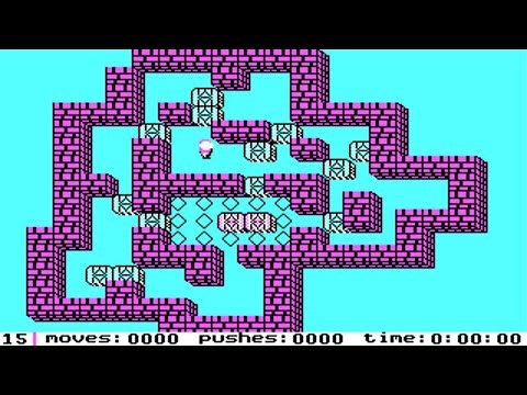 IBM PC - Sokoban Solution - Level 15