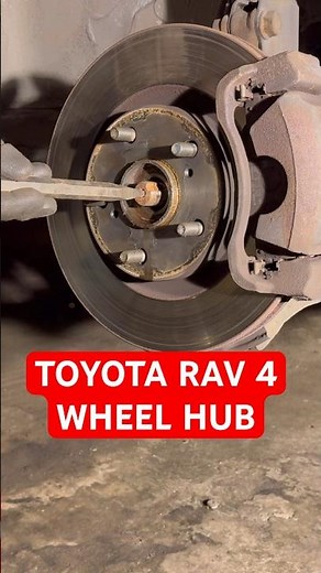 Toyota Rav4 Wheel Hub with Bearing. #carrepair #wheelhub #carmaintenance
