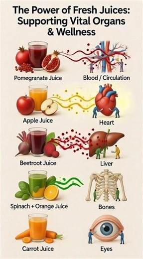 The Power of Fresh Juices: Supporting Vital Organs & Wellness