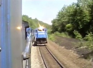 It's a race... and we're going to lose. From "Conrail over the Berkshires". One of more than 20 cab ride videos on sale this week: https://railfandepot.com/cab-ride-sale/ | Railfan Depot