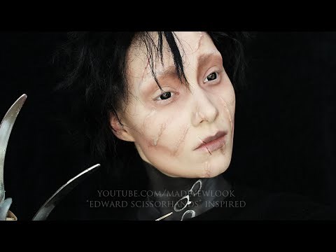 Edward Scissorhands Makeup Tutorial