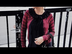 How to Turn a Sweater into a Cardigan