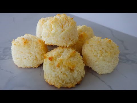 4 Ingredient Coconut Macaroons Recipe | Easy No Flour Coconut Cookies