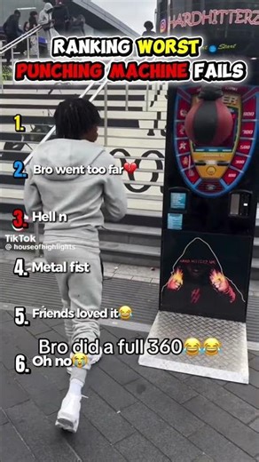 Ranking worst punching machine fails! 🥊😂