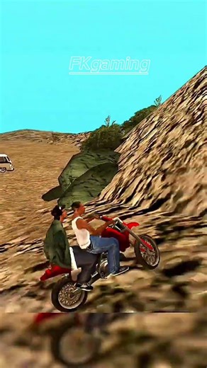 CJ jumping bike #gaming #gta