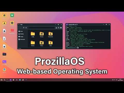 ProzillaOS : Linux Inspired Web-based OS