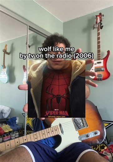 wolf like me guitar tutorial! #guitar #spiderman #wolflikeme #guitartutorial #brandnewday