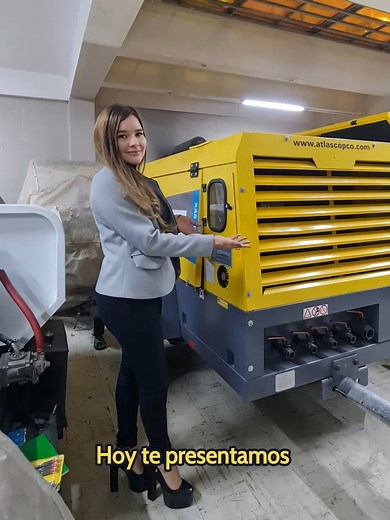 Compresora Atlas Copco Modelo XAS 400-100: Potencia y Rendimiento Garantizados