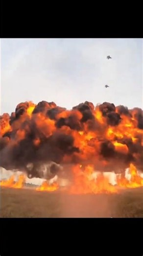 explosions at the airshow!! #explosion #bomb #fyp #airshow # artillery #aviation #military #youtube