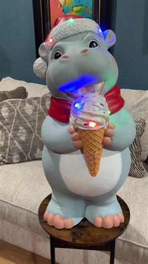 DIY Christmas Hippo Home Depot Decor