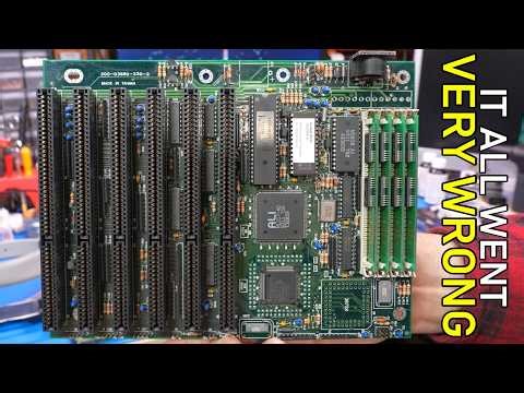 Sparks fly while I crash and burn fixing a 386SX motherboard