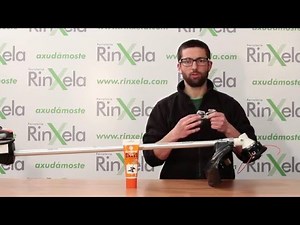 ¿Cómo engrasar el codo de la desbrozadora?