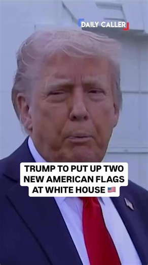 Trump announces two NEW & HUGE American flags are going up at the White House | American Voices