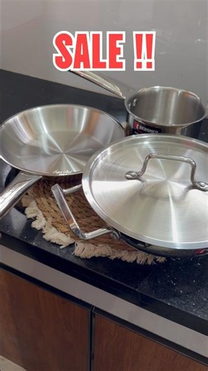 Sale !! Stainless Steel Cookware Set On Huge Sale 💯‼️🛒😱 #amazonfinds #shorts #onlineshopping