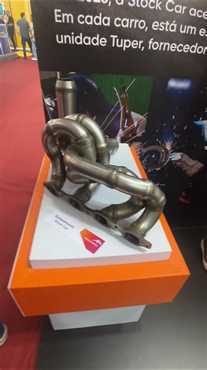 Escapamento de um Stock Car Brasileiro parece feito no machado Autopar stand da Tuper #autopar2026