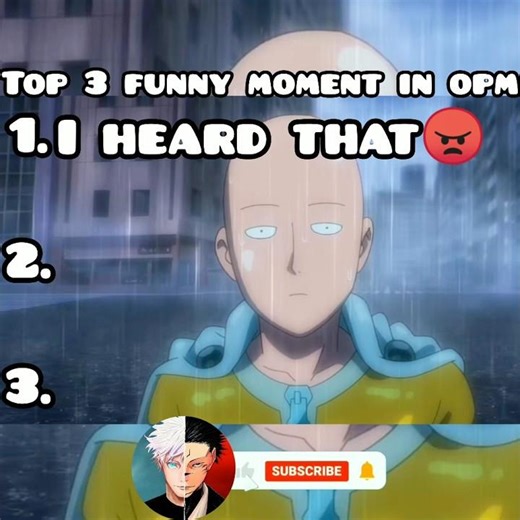 Top 3 funny moment in one punch man part- 5 #funny #anime