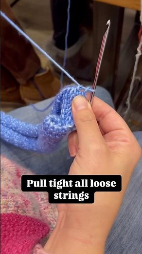 Changing your yarn to a new skein or color in Tunisian Crochet #tunisiancrochet
